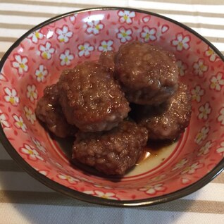 お弁当にも！挽肉で簡単サイコロステーキ